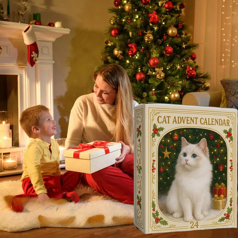MeowMas | Kat Kerst Countdown Breng Vreugde en Kerstsfeer in Uw Huis