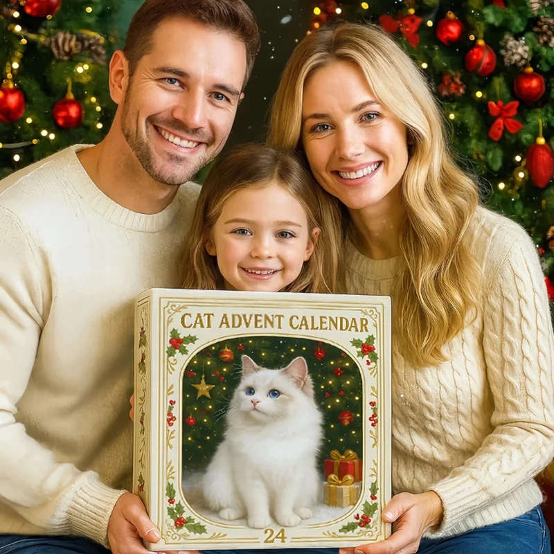 MeowMas | Kat Kerst Countdown Breng Vreugde en Kerstsfeer in Uw Huis