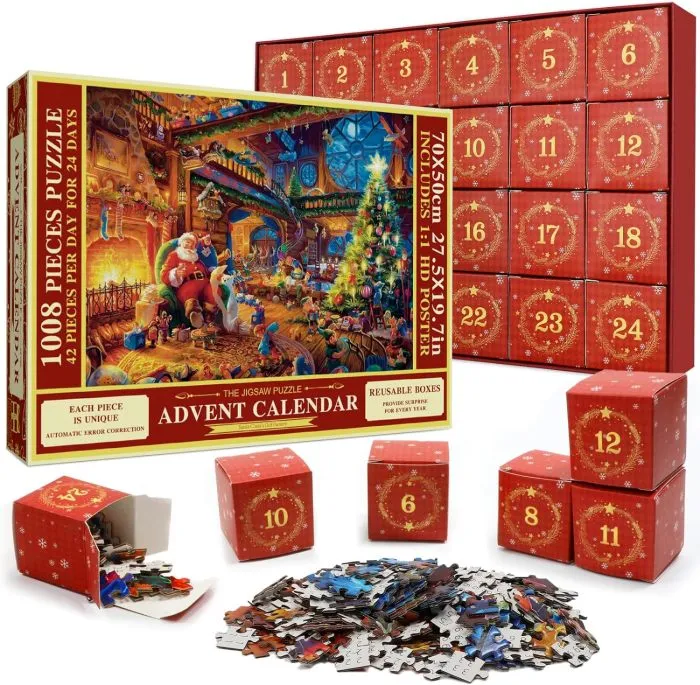 FamilieJoy Adventskalender 2025 | Vervulde verrassingen voor iedereen met Stitch, Voetbal, Puzzels & Kristallen