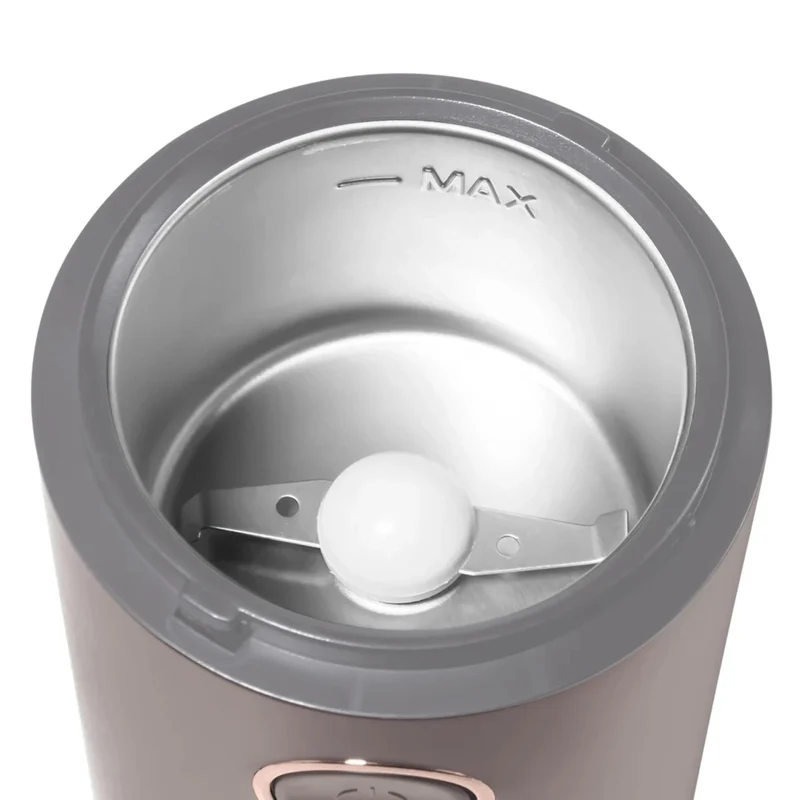 BerlingerHaus Elektrische Kaffeemühle / Kaffeebohnenmühle - Taupe - 150W