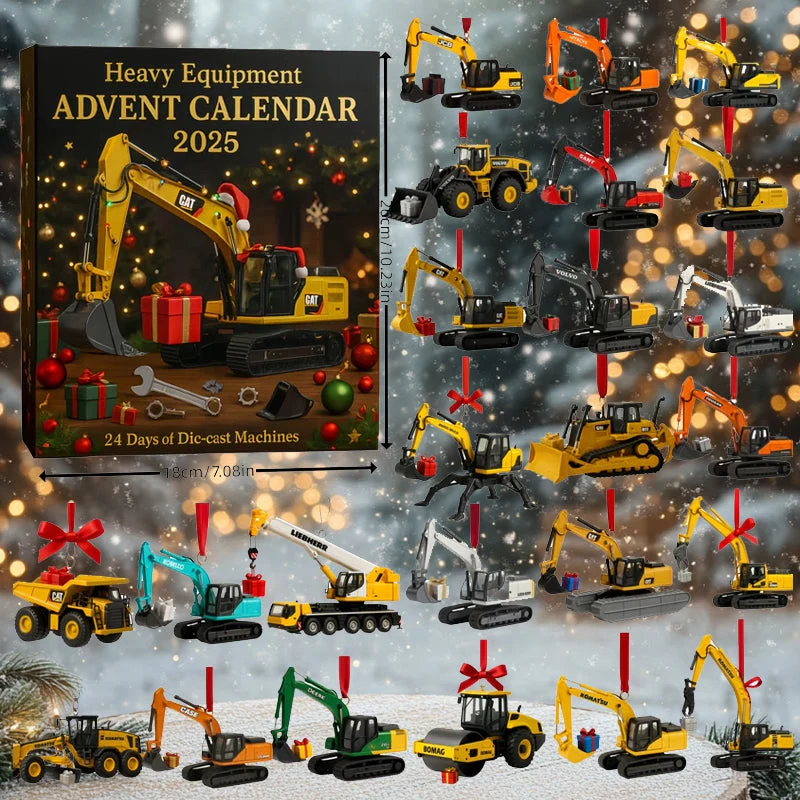 HeavyGear Adventskalender | Spannende dagelijkse verrassingen voor liefhebbers van zware machines