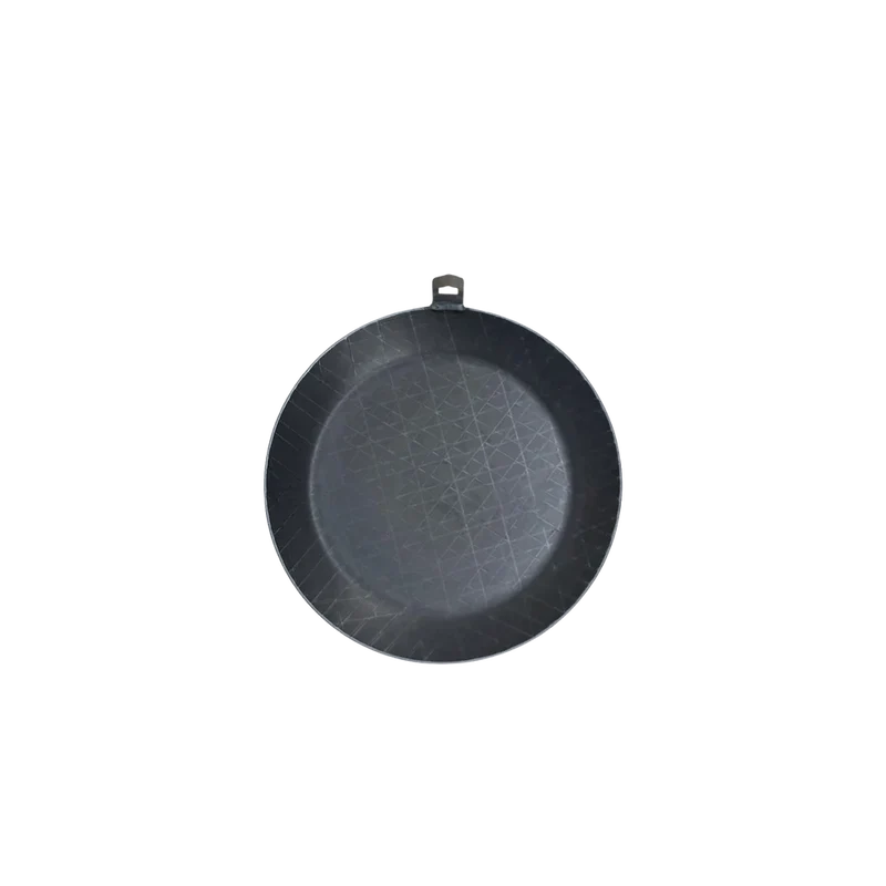 Flex-Pfanne Ø 32+cm H.3,5cm Schmiedeeisern mit Adapter für Flexgriff