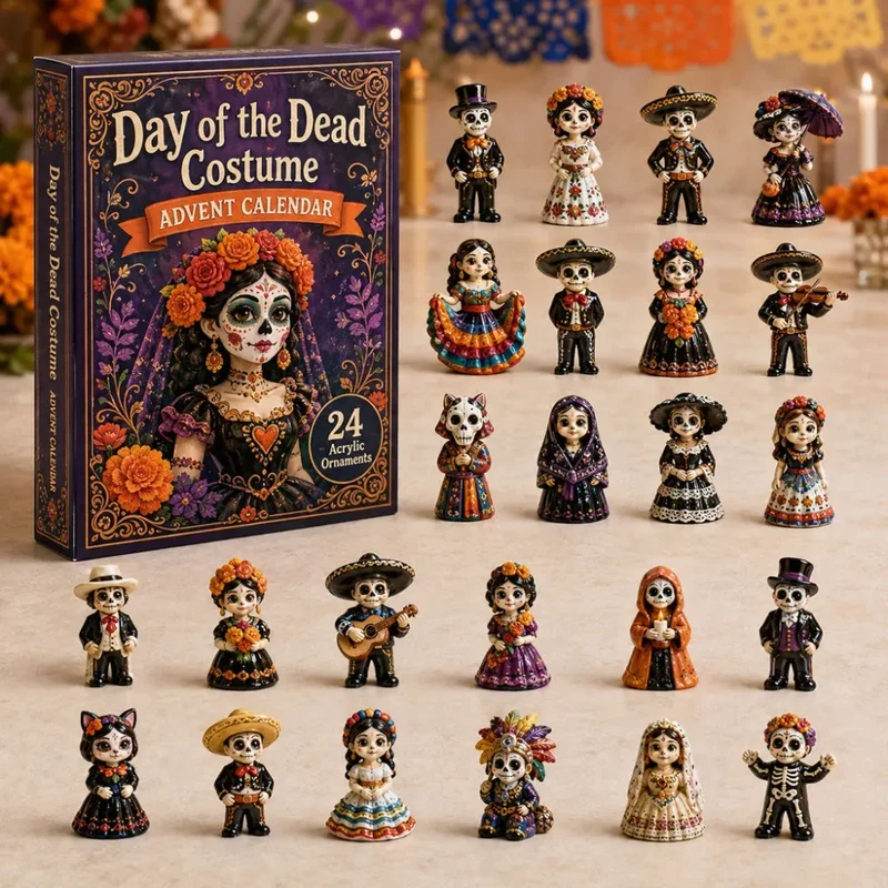Dag van de Doden Adventskalender 2026 – 24 Acryl Charms Blind Box