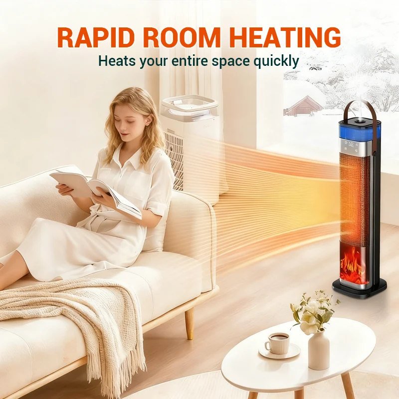 PTC Kachel 2000W met Luchtbevochtiger – 2-in-1 Elektrische Verwarming