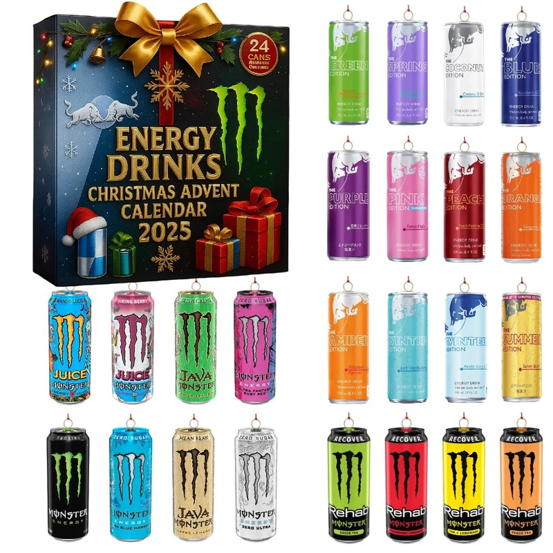 Energy Drink Adventskalender 2026 – 24 Dagen Vol Verrassingen