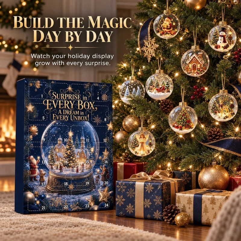 Kerstballen Adventskalender 2026 – 24 Dagen Vol Kerstverrassingen