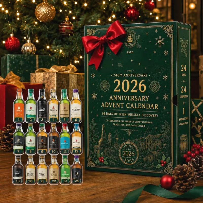 Ierse Whisky Adventskalender 2026 – 24 Dagen Vol Whisky Ontdekkingen