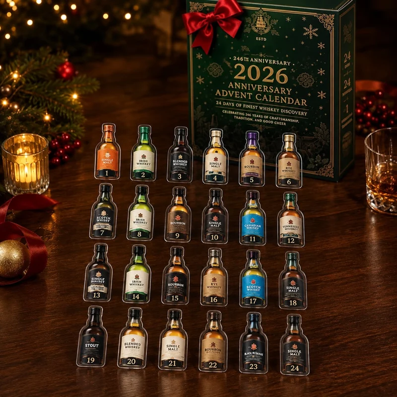 Ierse Whisky Adventskalender 2026 – 24 Dagen Vol Whisky Ontdekkingen