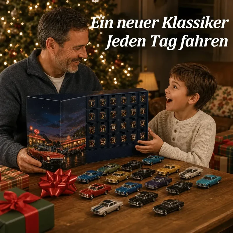 Amerikaanse Auto’s Adventskalender 2026 – 24 Klassieke Oldtimers