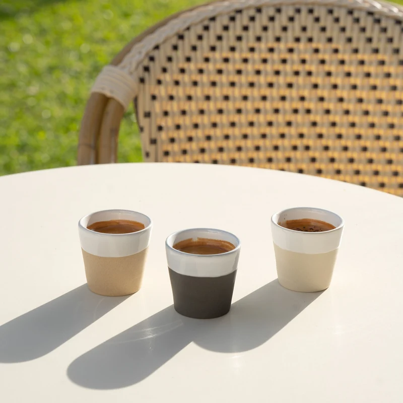 Costa Nova Espressotassen Grespresso Nature 80 ml - 8 Stück - Geschenkbox