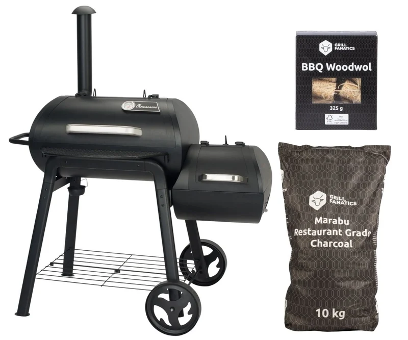 Landmann Smoker Vinson 200 Starterset - BBQ Smoker Rookoven Set