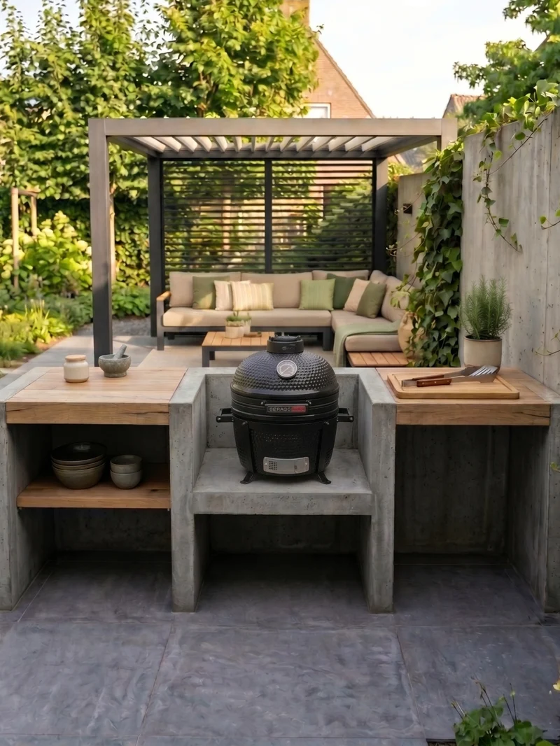 Keij Kamado BBQ Pro Compact Black - 15 Zoll