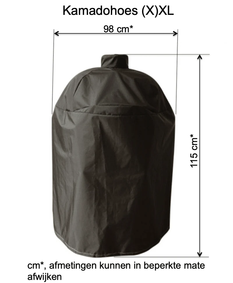 Keij Kamado Legend Keramikk XL Schwarz - Starterset - Grill