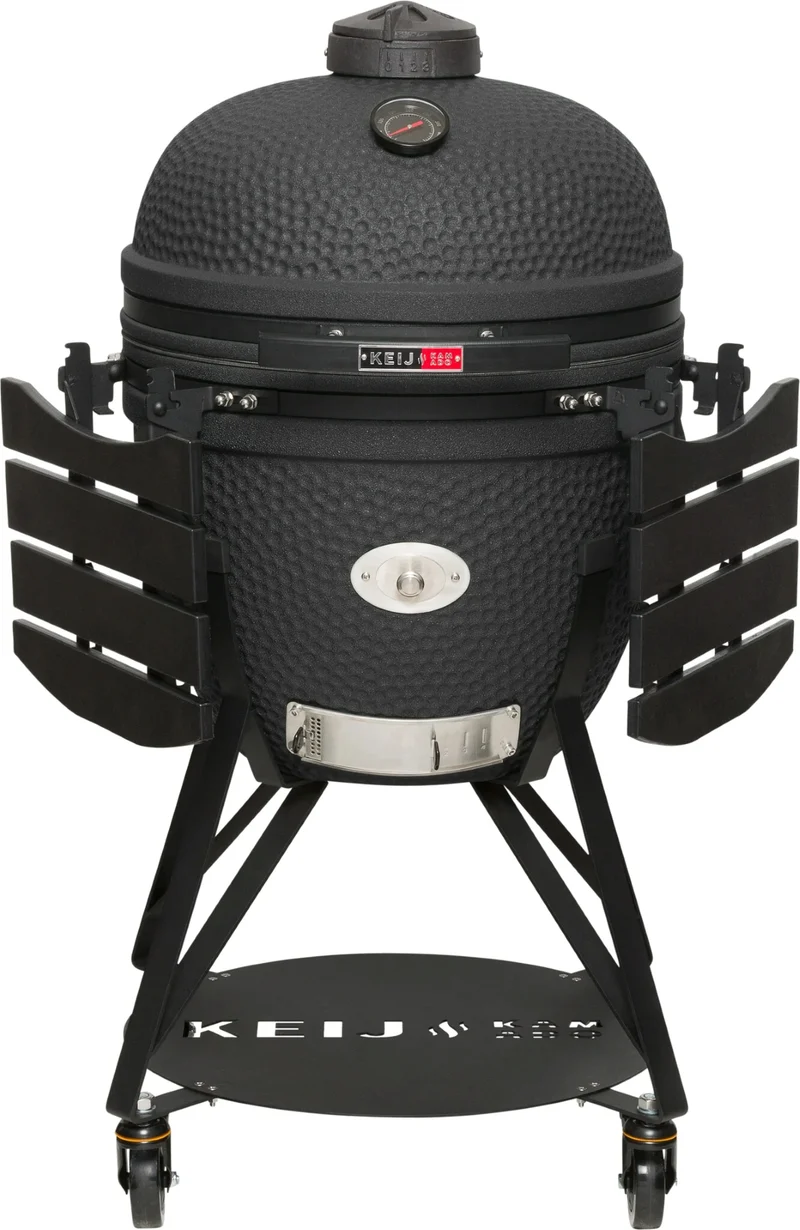 Keij Kamado Legend Keramikk XL Schwarz - Starterset - Grill