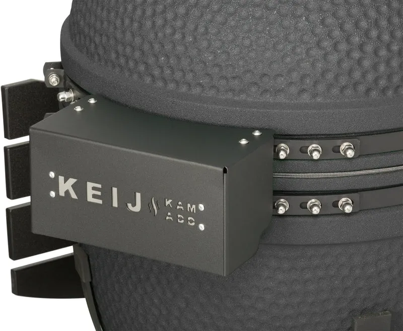 Keij Kamado Legend Keramikk XL Schwarz - Starterset - Grill