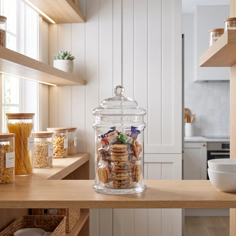 Glazen koekjespot 2 liter Five®
