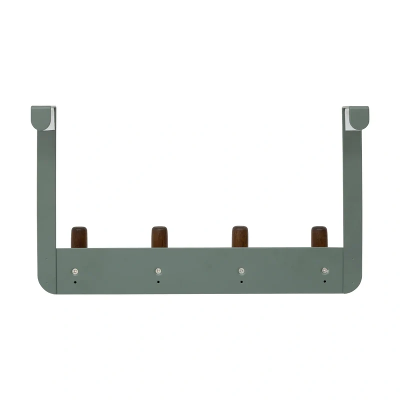 Deurkapstok stompe deur metaal/hout 4 haken Five® Cassie