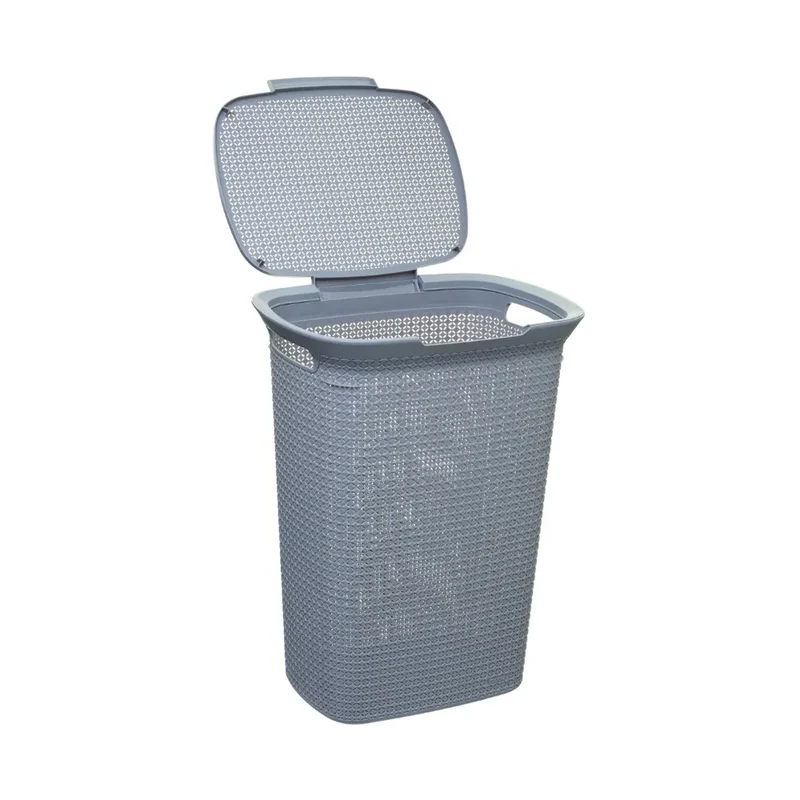 Kunststof wasmand met deksel 57 liter Five®