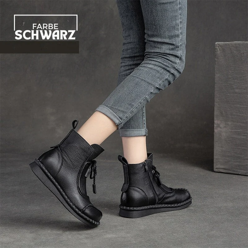 Amber | Modische Damenstiefeletten, Vintage-Leder & stilvoll