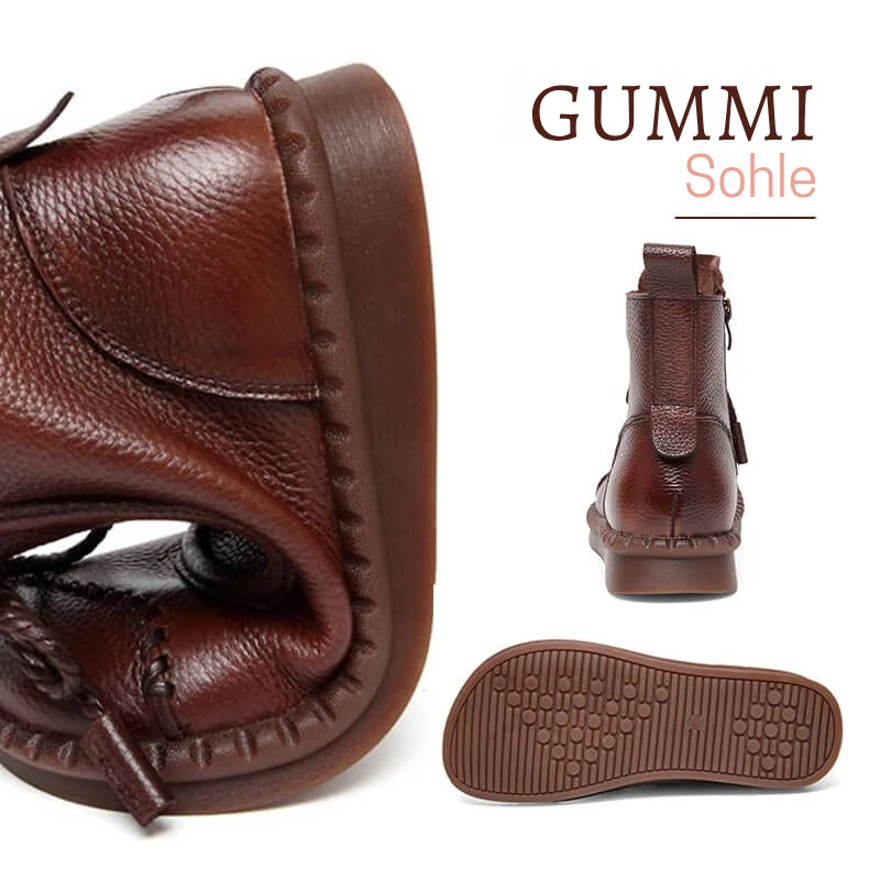 Amber | Modische Damenstiefeletten, Vintage-Leder & stilvoll