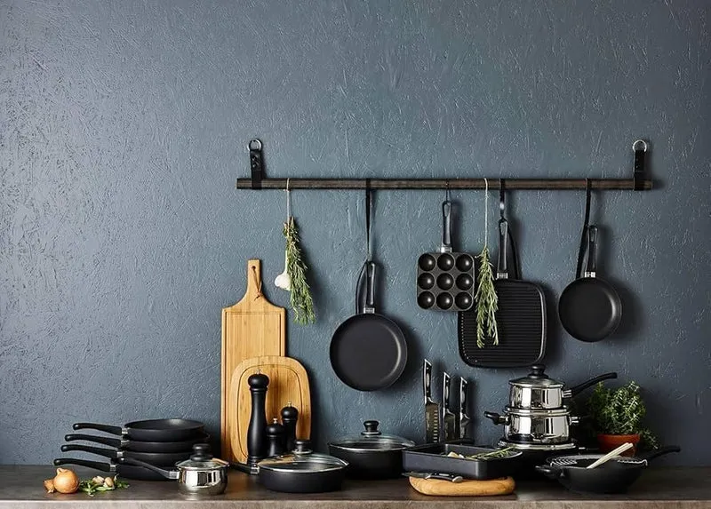 SCANPAN Bratpfannenset Classic Induction ø 24 & 28 cm - geeignet für alle Wärmequellen - Standard Antihaftbeschichtung