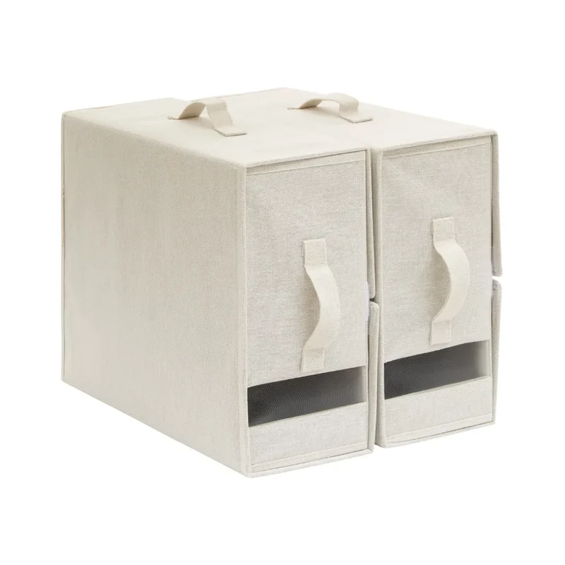 Kledingkast organizer 2 lademandjes Five® - Dressy+