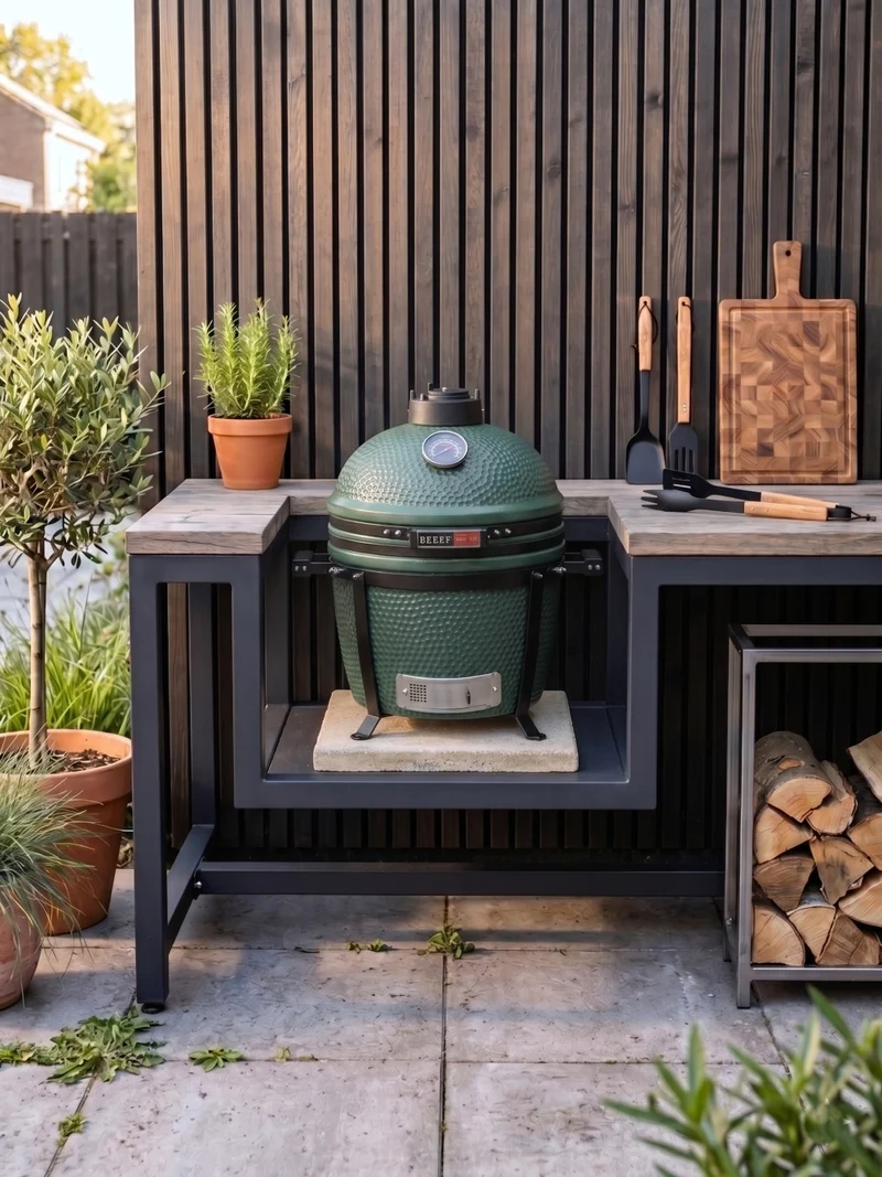 Keij Kamado BBQ Legend Compact Green - 15 Zoll
