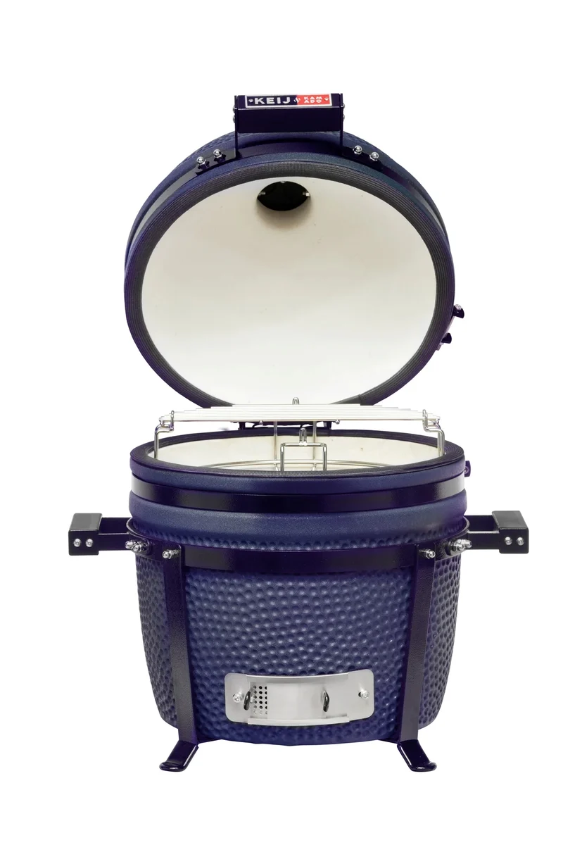 Keij Kamado Legend Keramik Compact Blau - Starterset Kamado BBQ - Grill