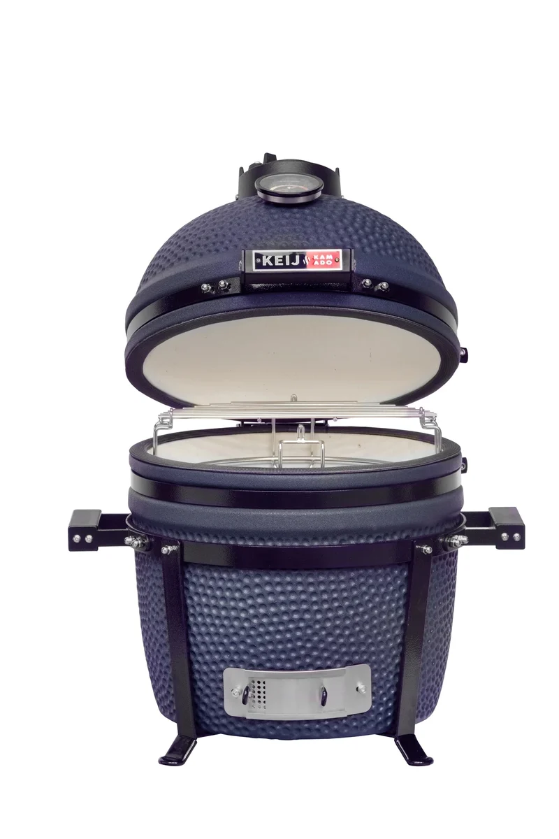 Keij Kamado Legend Keramik Compact Blau - Starterset Kamado BBQ - Grill