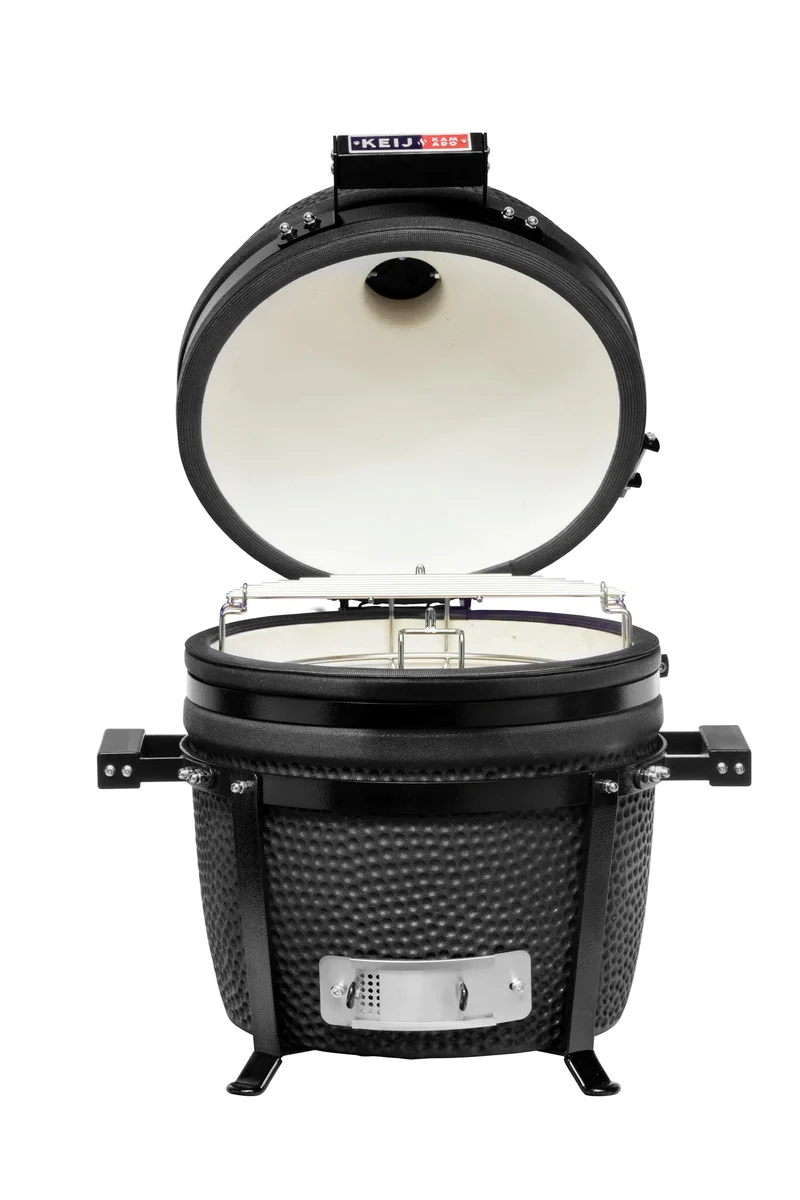 Keij Kamado Legend Compact Schwarz - Starterset - Grill