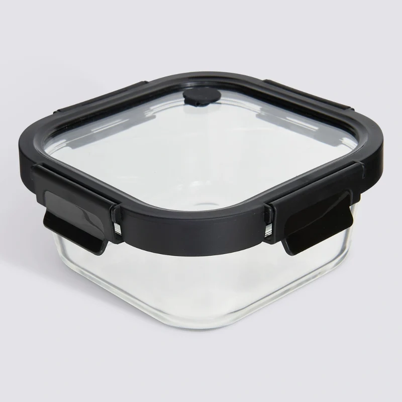 Vierkant vershoudbakje glas 750 ml Five®