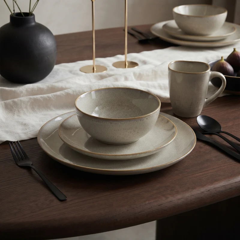 Cookinglife Suppenschalen / Schalen Linen Beige ø 15 cm – 6 Stück