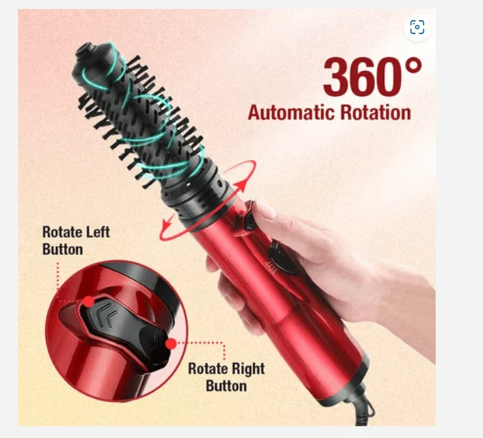 3-in-1 Rotating Hot Air Hairstyler and Hairdryer