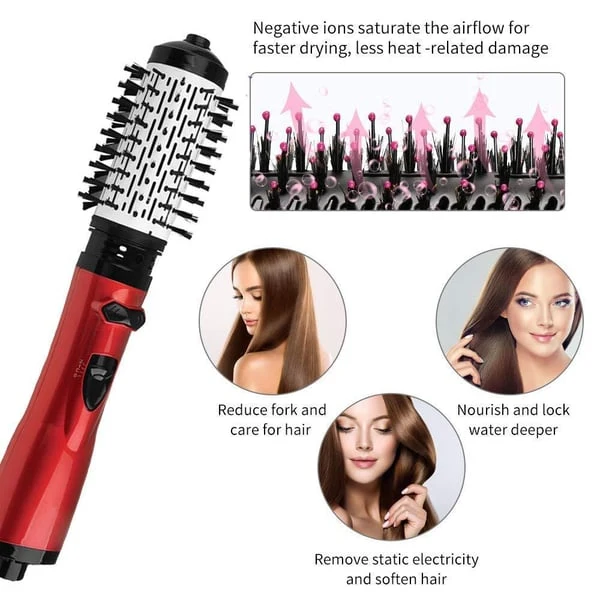 3-in-1 Rotating Hot Air Hairstyler and Hairdryer