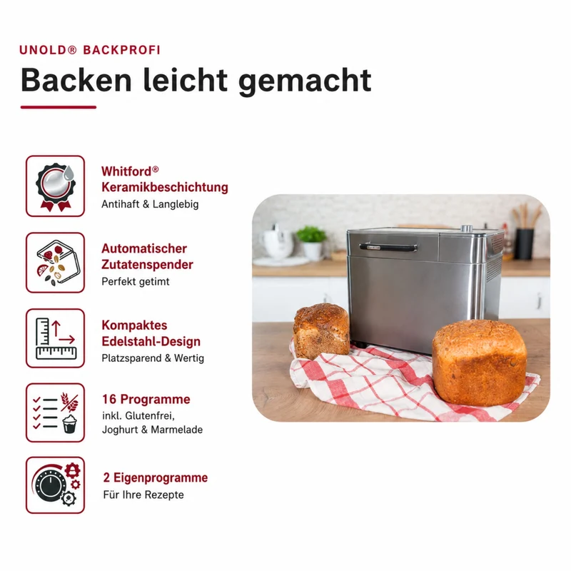 Brotbackautomat BackProfi Nussspender