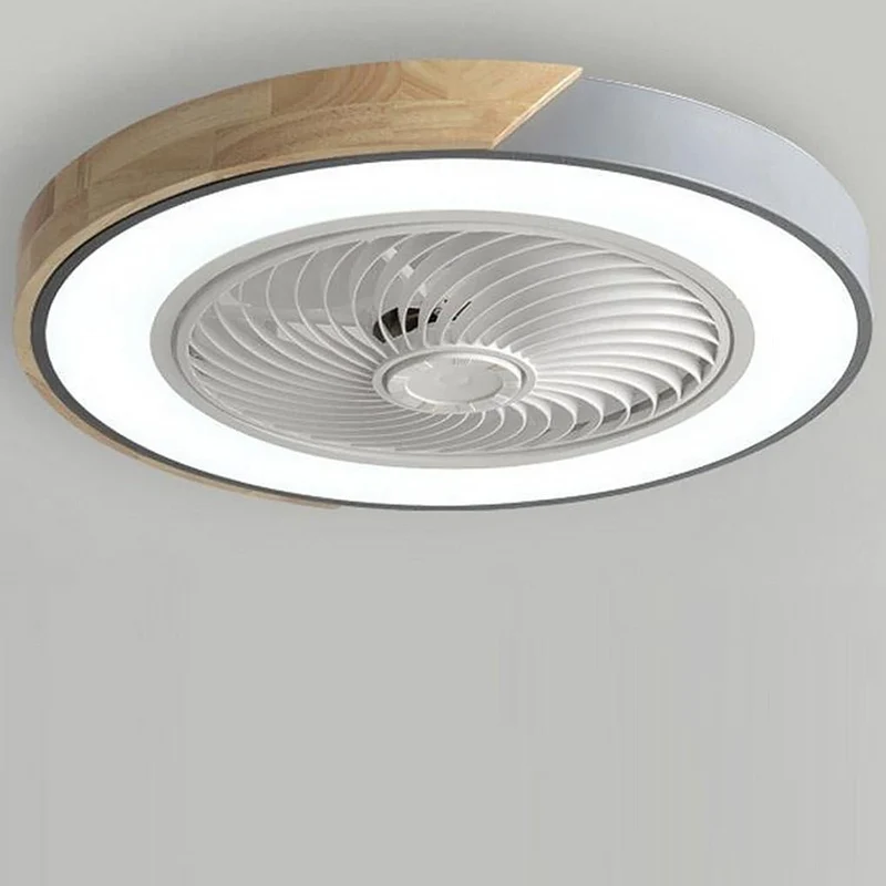 Moderne LED Plafondventilator Zonder Frame – Elegante en Stille Koeling met Afstandsbediening