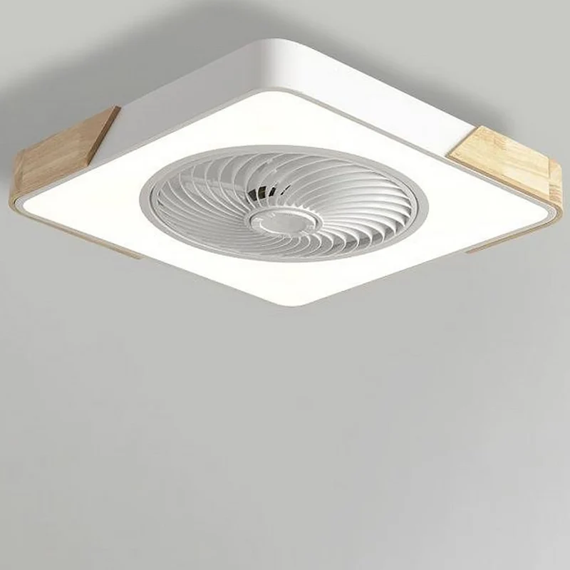 Moderne LED Plafondventilator Zonder Frame – Elegante en Stille Koeling met Afstandsbediening