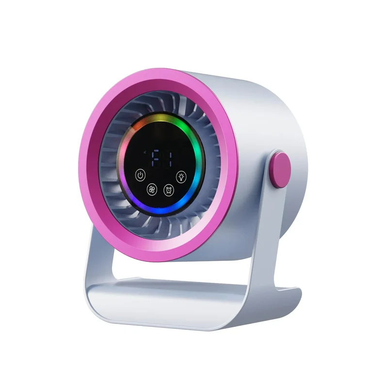 3600mAh Bureauventilator met 100 Snelheden en Digitale Display