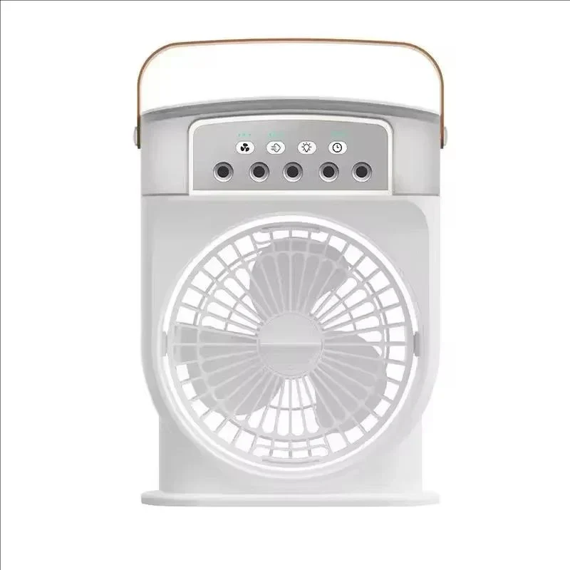 Draagbare Luchtkoeler Ventilator met Luchtbevochtiger en LED Nachtlampje