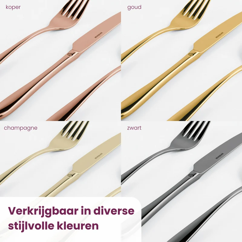 Sambonet Besteckset Flat - Kupfer - 24-teilig / 6 Personen