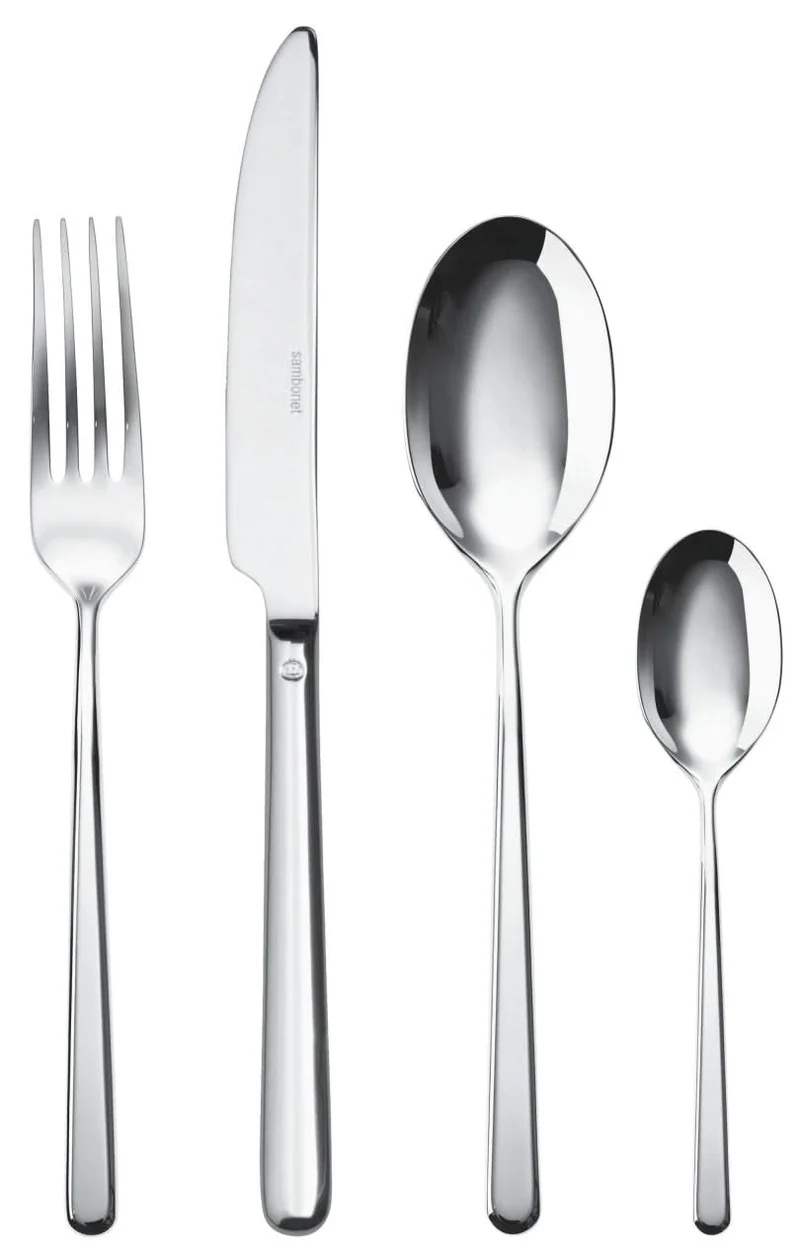 Sambonet Besteckset Linear - Edelstahl - 24-teilig / 6 Personen