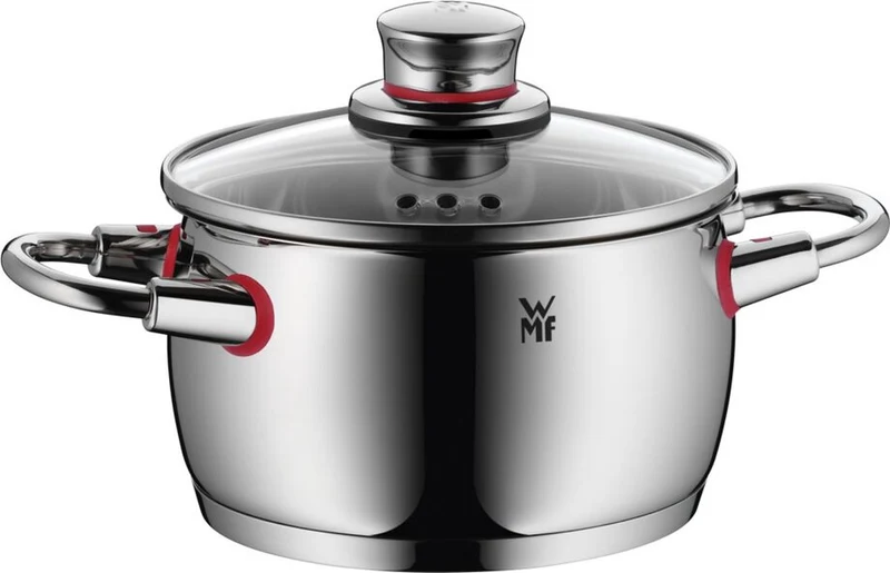WMF Topfset Quality One - RVS - 5-teilig - Inklusive GRATIS Cookinglife Kochgeschirr Set - Kochtopf ø 16, 20, 20 und 24 cm sowie Stielkasserolle ø 16 cm