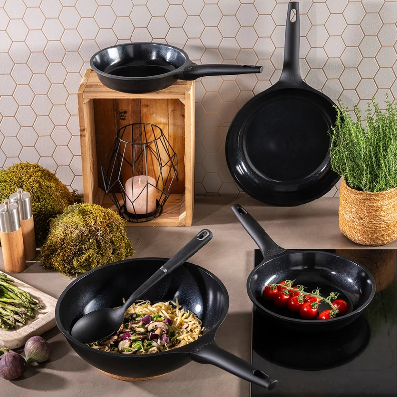 Sola Bratpfannenset Ceramic Deluxe 3-teilig - ø 20, 24 und 28 cm - keramische Antihaftbeschichtung