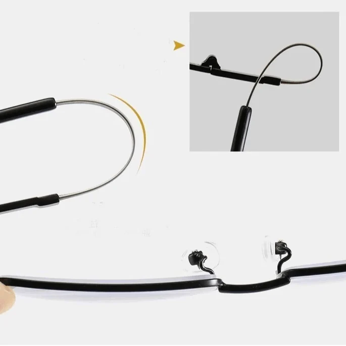 Titanium Progressieve Ver- en Nabereik Dual-Use Leesbril
