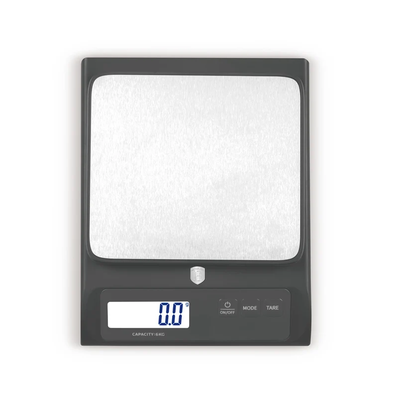 BerlingerHaus Küchenwaage Digital Anthrazit - Maximal 6 kg