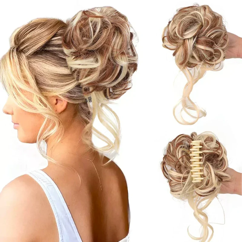 CurlyBun: Direct Gelockt Knot Haar Klem