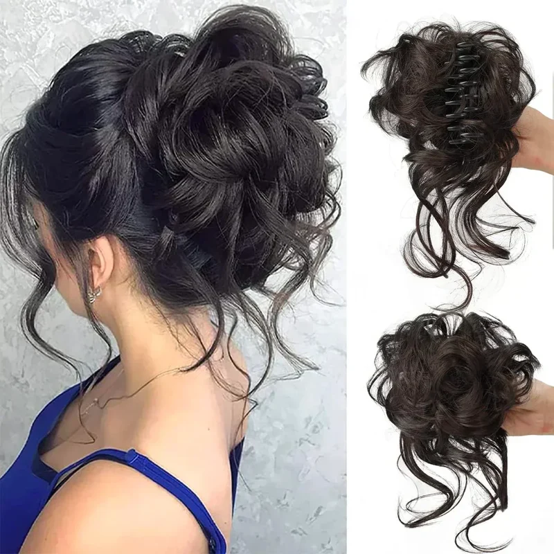 CurlyBun: Direct Gelockt Knot Haar Klem