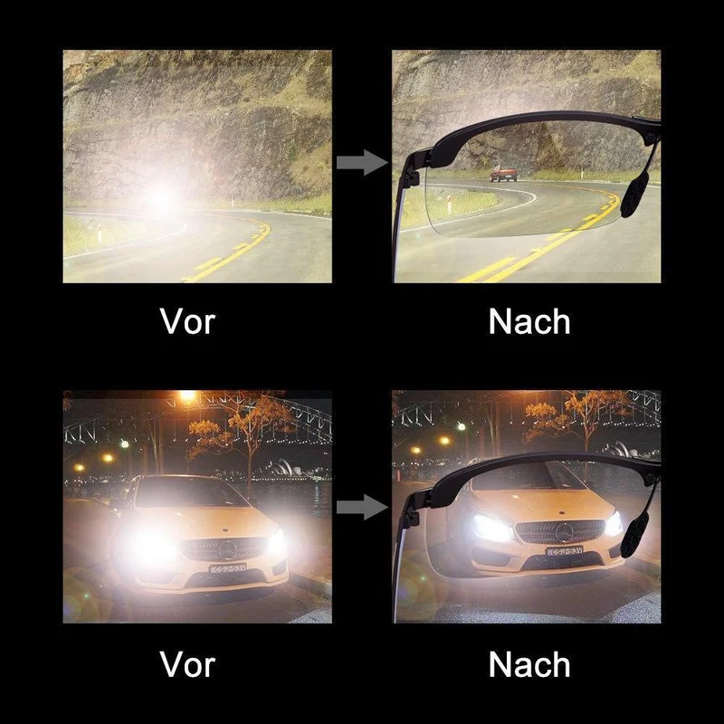 Klugeule Automatische Verkleuring Polarisatie Bril