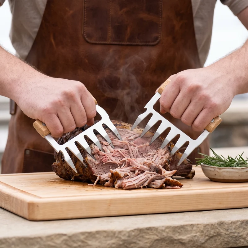 Cookinglife BBQ Pitmaster Set - 8-teilig - Komplettes Grillset für Fleisch & Gemüse