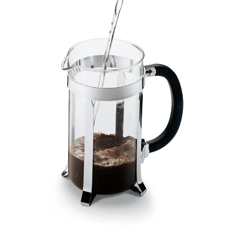 Bodum Cafetière - Caffettiera - French Press mit Kunststoffdeckel 8 Tassen - 1 Liter